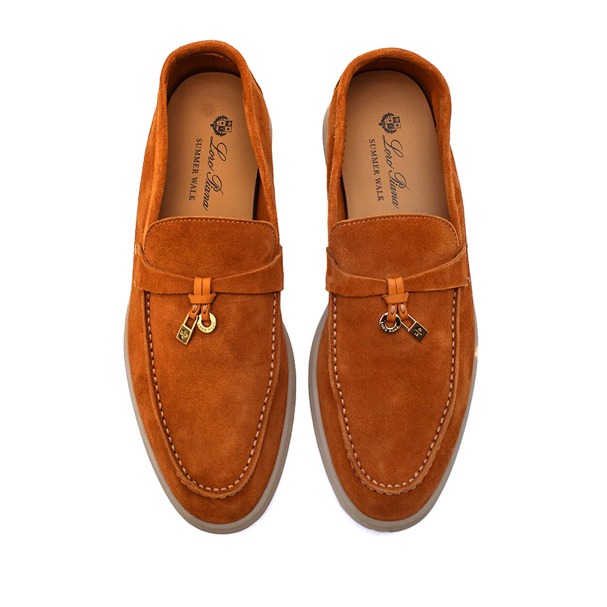 Loro Piana - Tabac Suede Summer Charms Walk Loafer